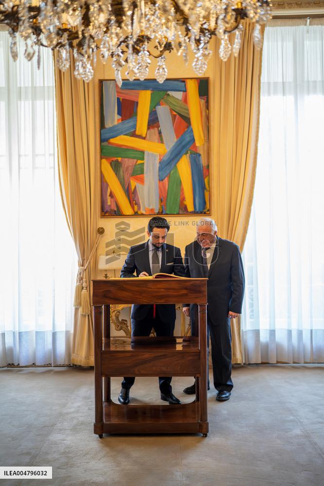 Jordan?s Crown Prince Visit to France - Paris