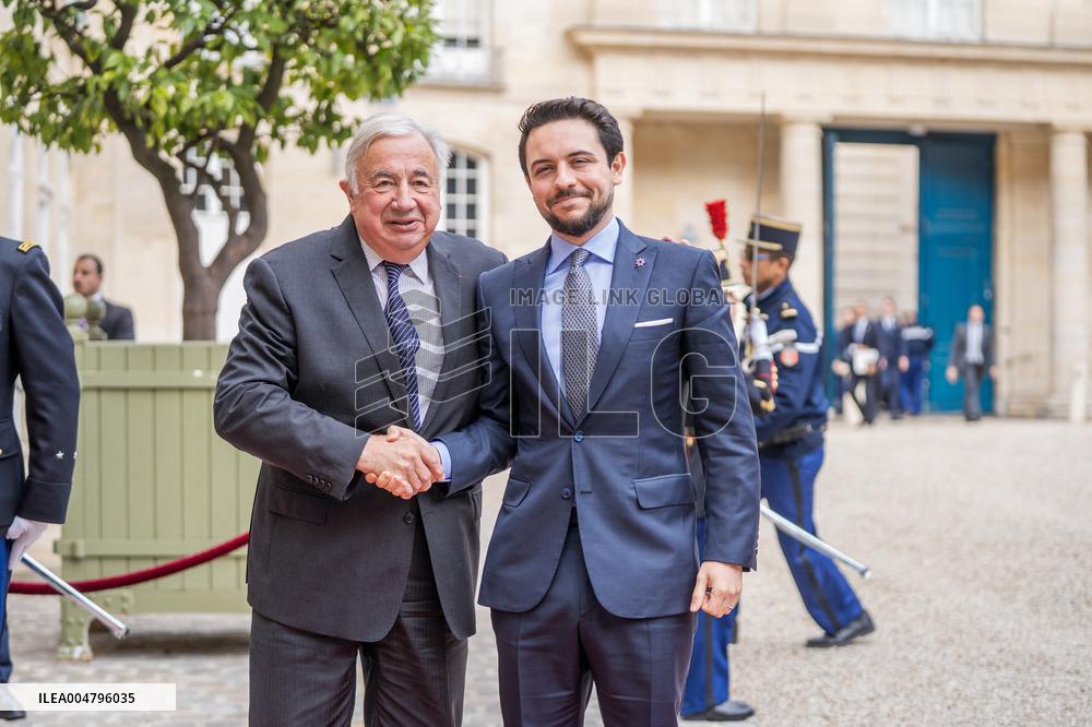 Jordan?s Crown Prince Visit to France - Paris