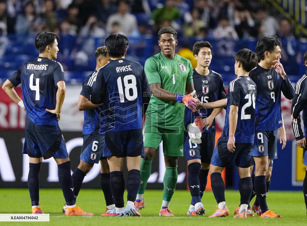 Football: Friendly between Japan and Paraguay