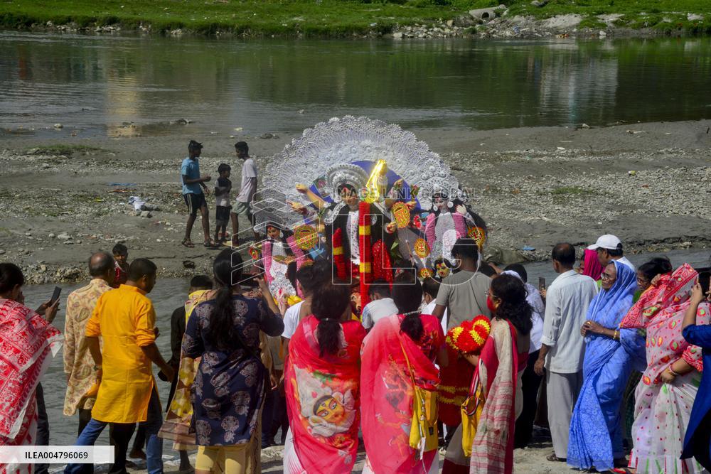 Idol Immersion in India