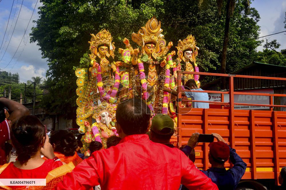 Idol Immersion in India