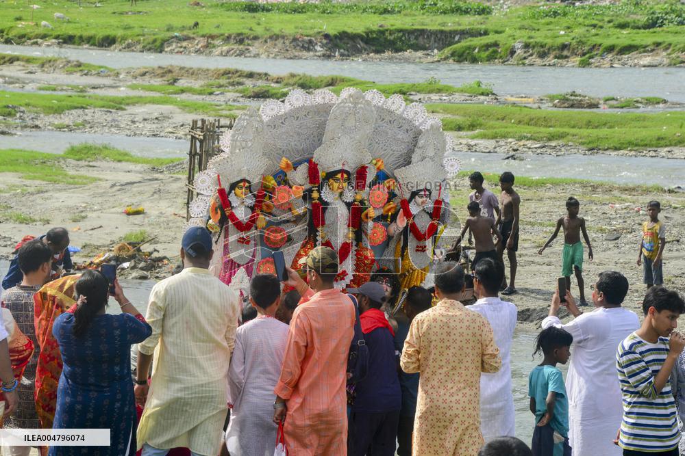Idol Immersion in India