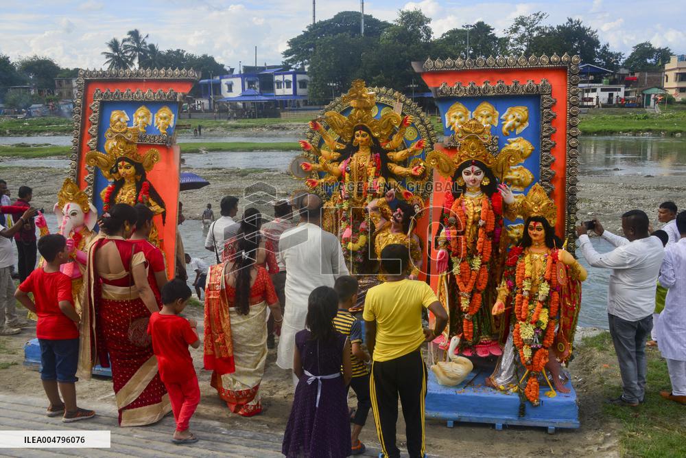 Idol Immersion in India