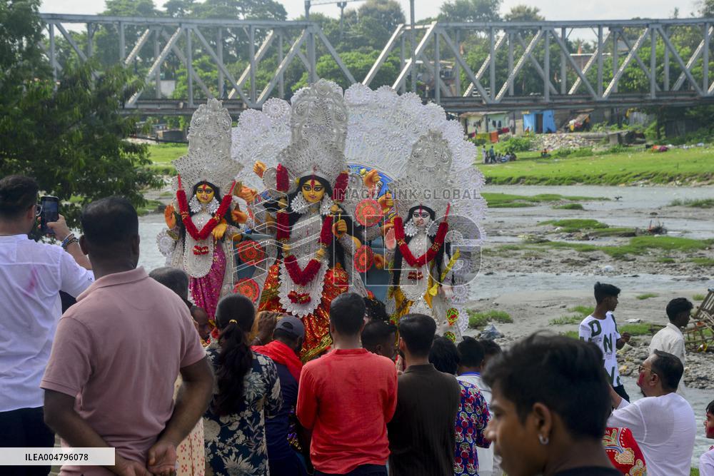 Idol Immersion in India