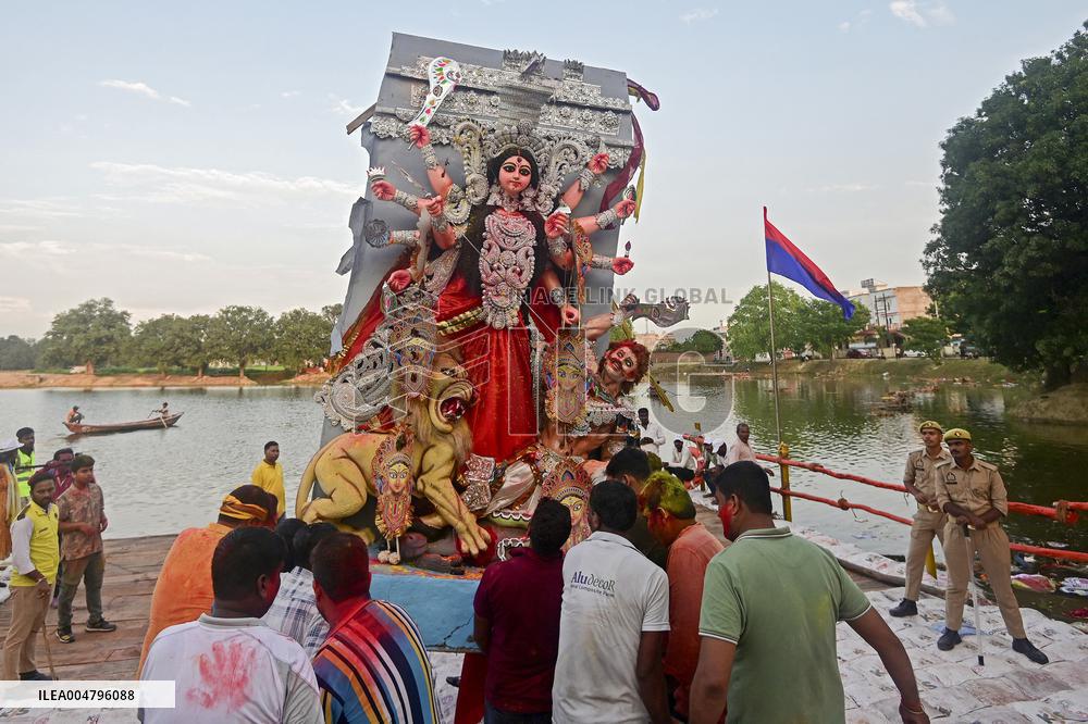 Idol Immersion in India