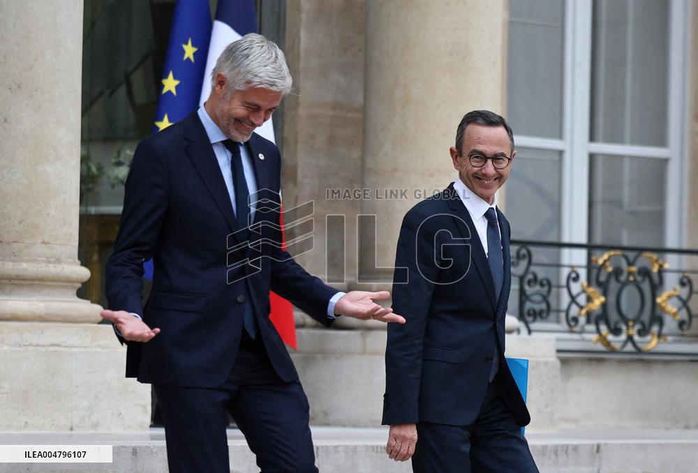 Meeting Between French President And Political Leaders - Paris