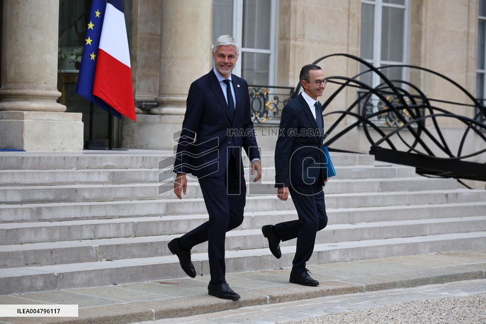 Meeting Between French President And Political Leaders - Paris
