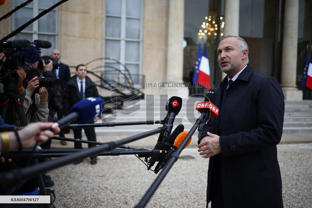 Meeting Between French President And Political Leaders - Paris