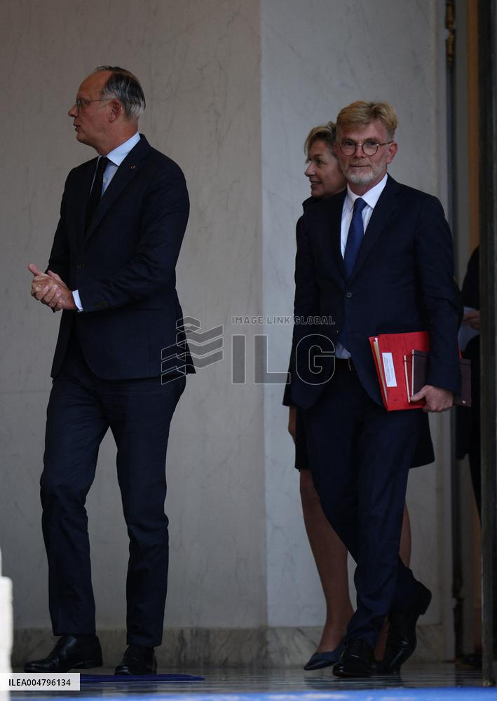 Meeting Between French President And Political Leaders - Paris