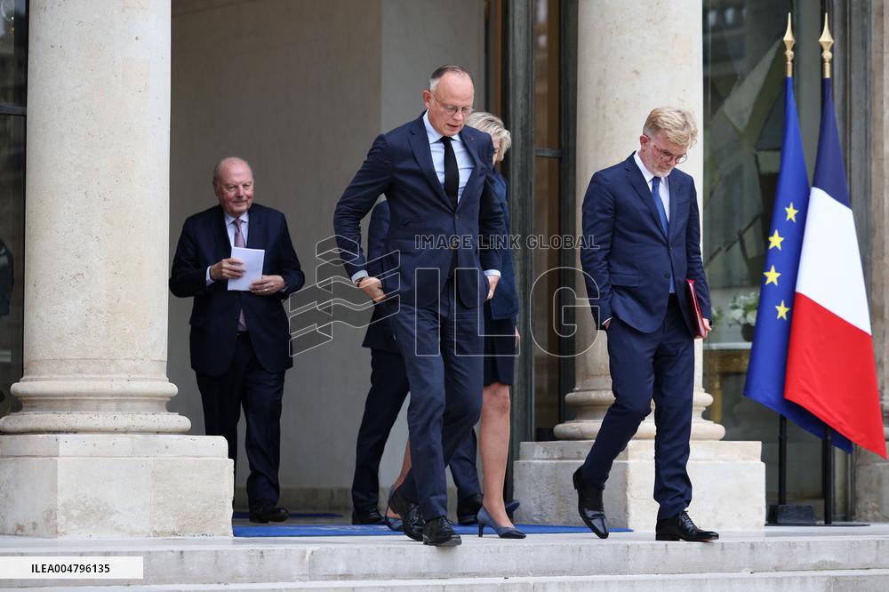 Meeting Between French President And Political Leaders - Paris