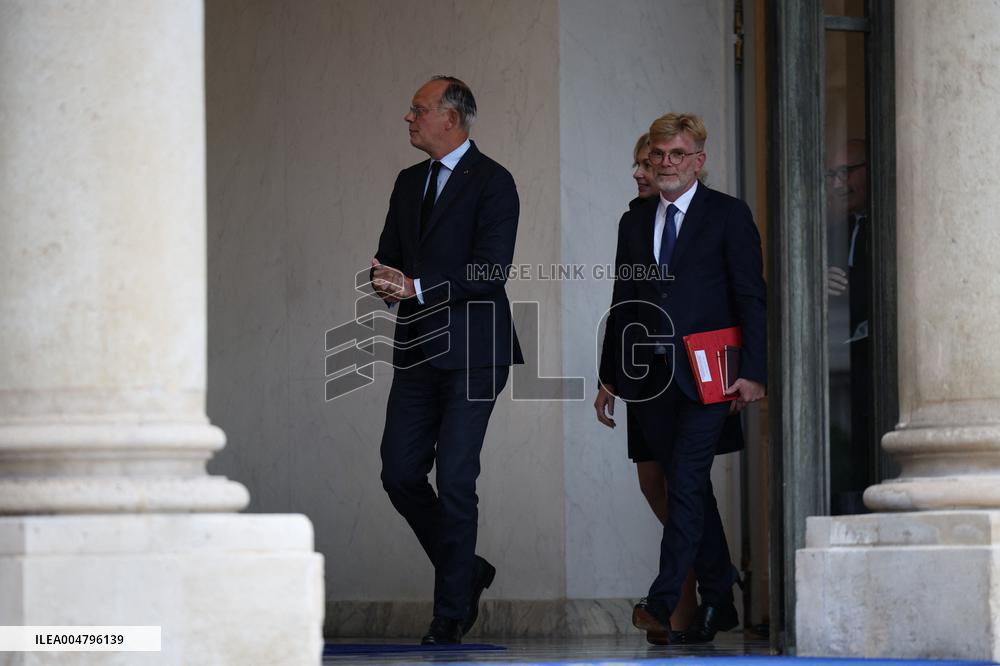 Meeting Between French President And Political Leaders - Paris