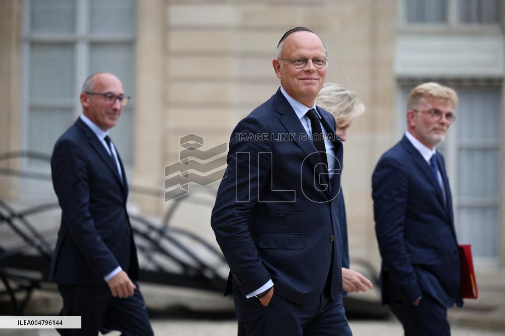 Meeting Between French President And Political Leaders - Paris