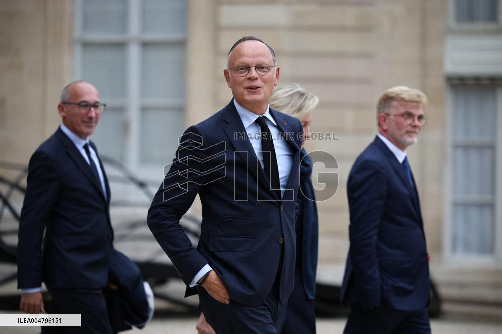 Meeting Between French President And Political Leaders - Paris