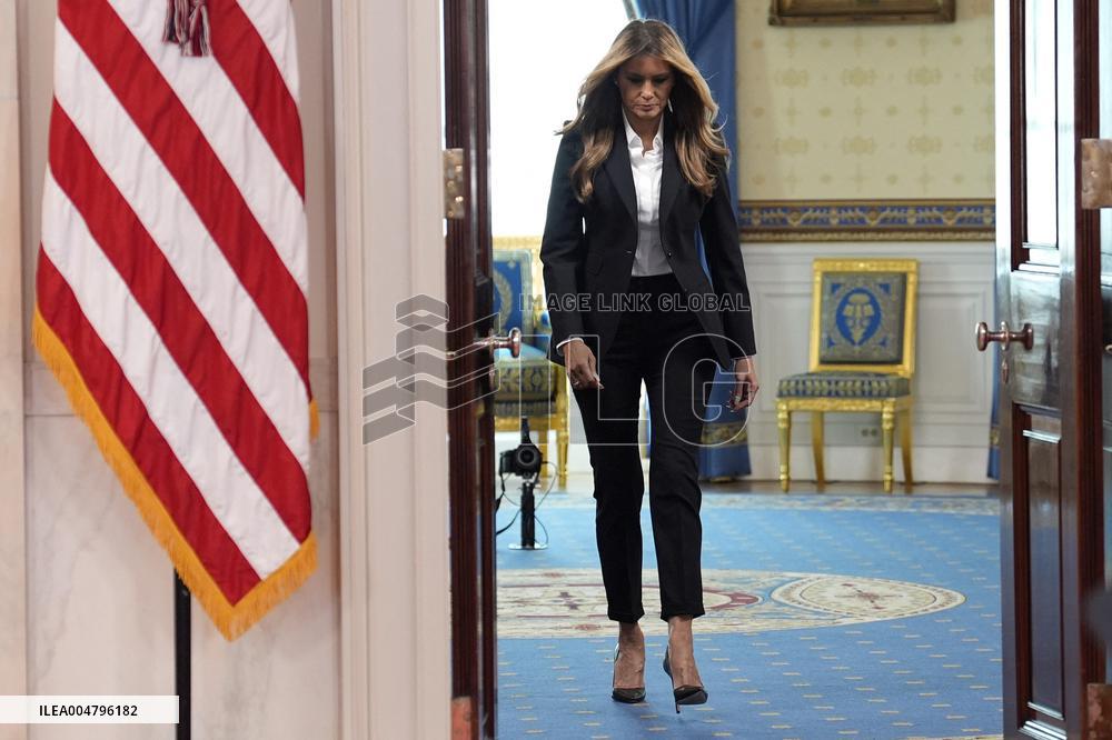 Melania Trump on Ukrainian children - Washington