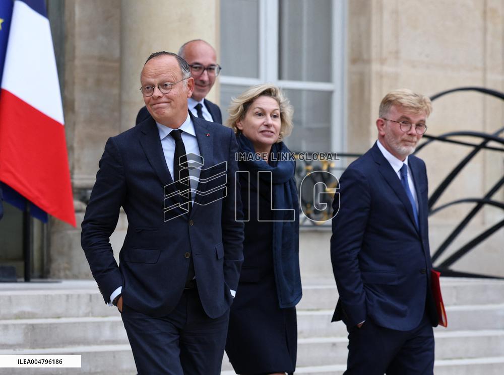 Meeting Between French President And Political Leaders - Paris