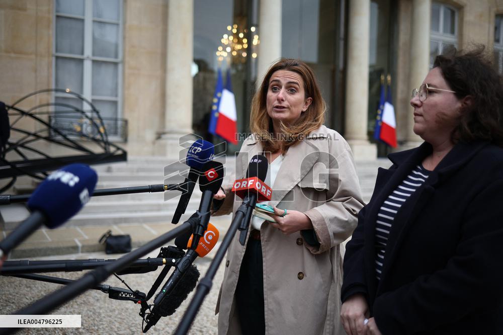 Meeting Between French President And Political Leaders - Paris