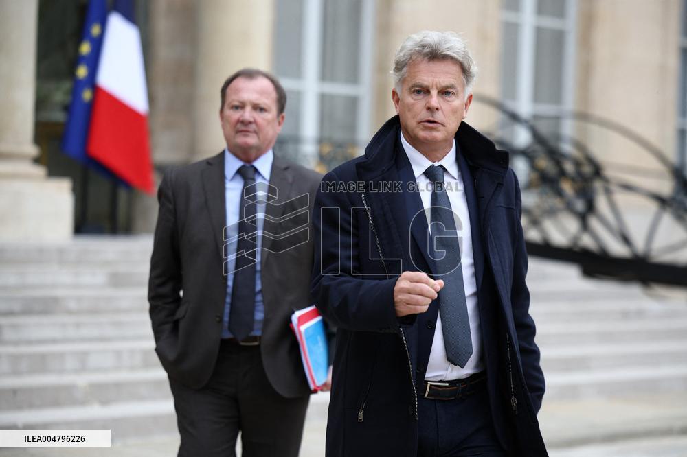 Meeting Between French President And Political Leaders - Paris