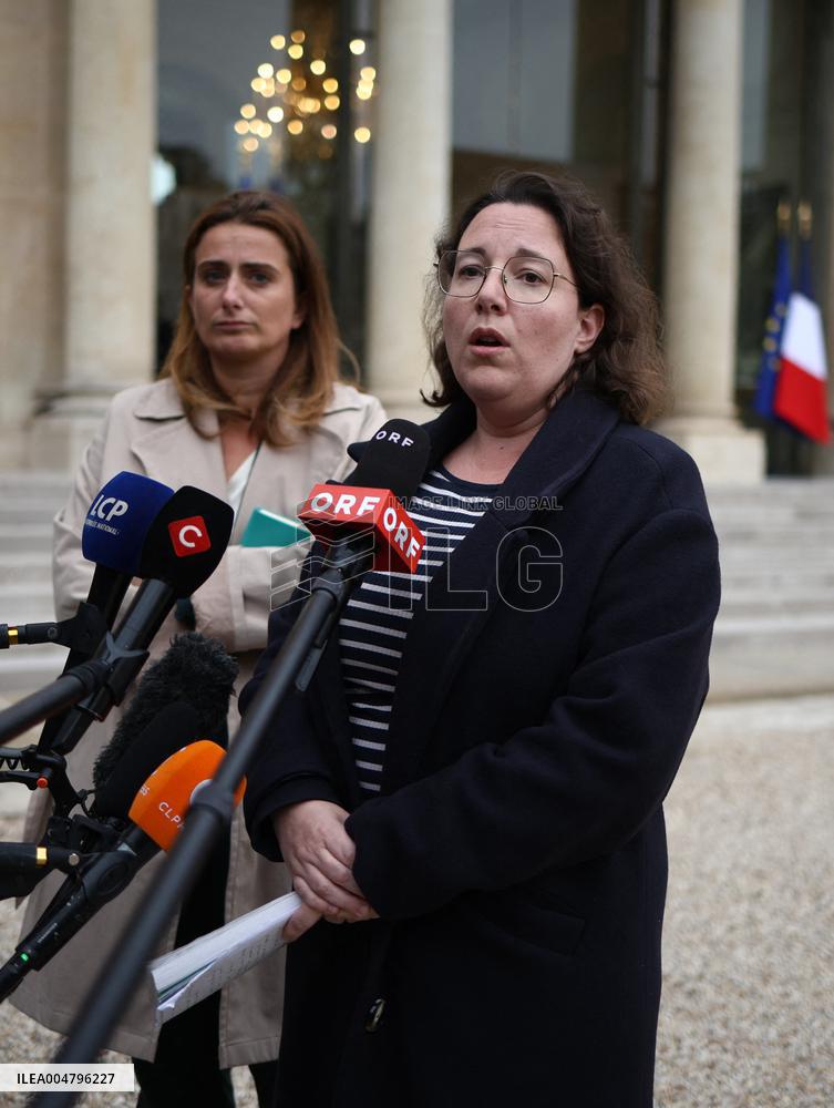 Meeting Between French President And Political Leaders - Paris