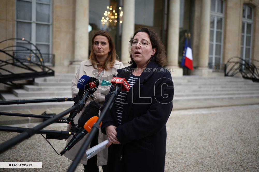 Meeting Between French President And Political Leaders - Paris