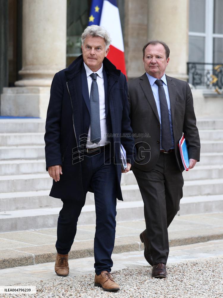 Meeting Between French President And Political Leaders - Paris