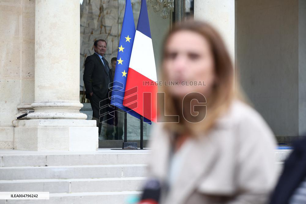 Meeting Between French President And Political Leaders - Paris