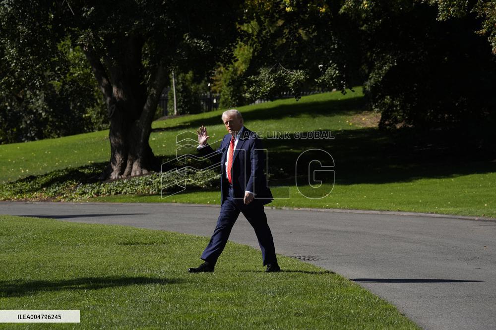 Donald Trump departs to Military Medical Center - Washington