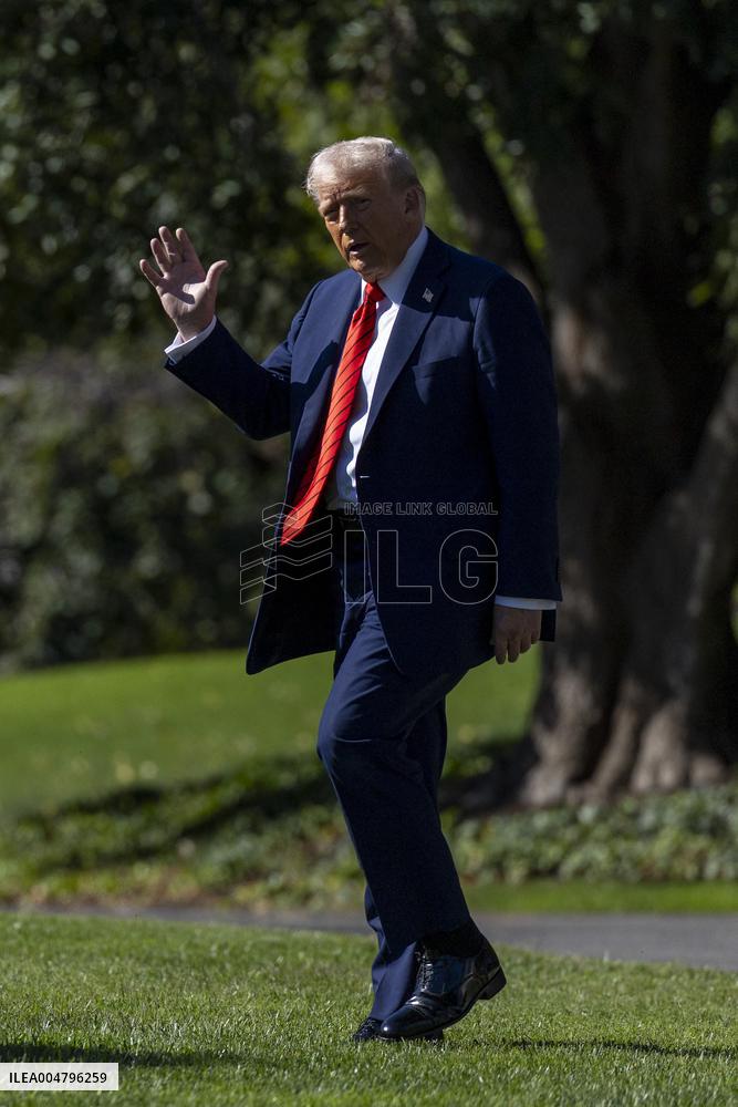 US President Donald J. Trump has semiannual physical