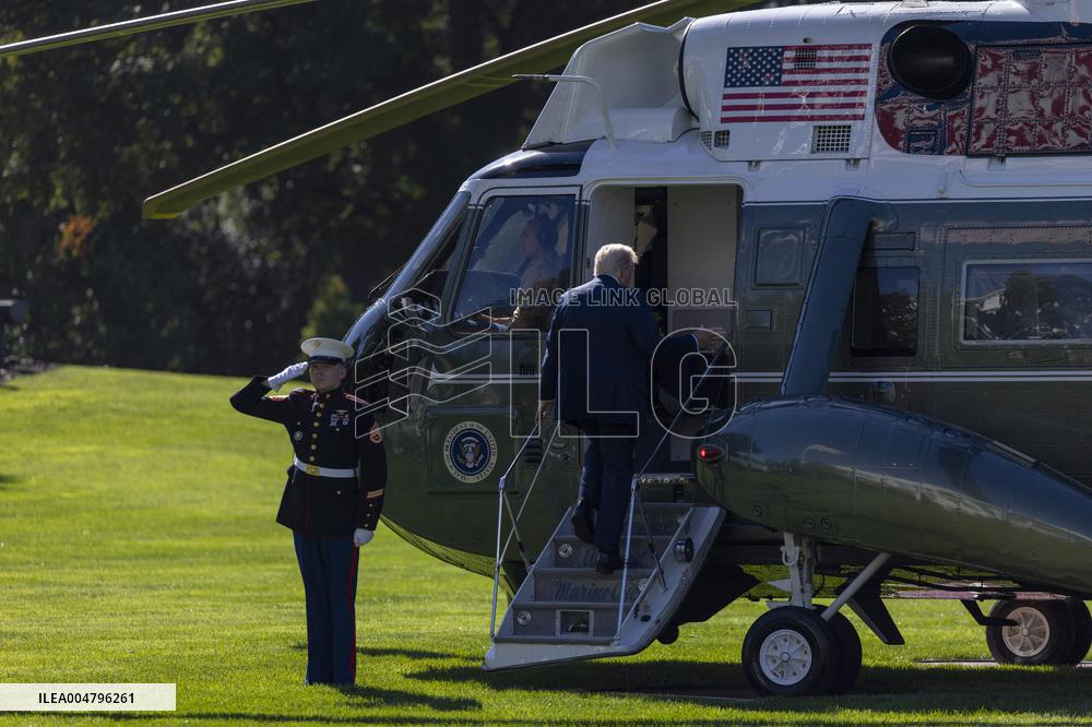US President Donald J. Trump has semiannual physical