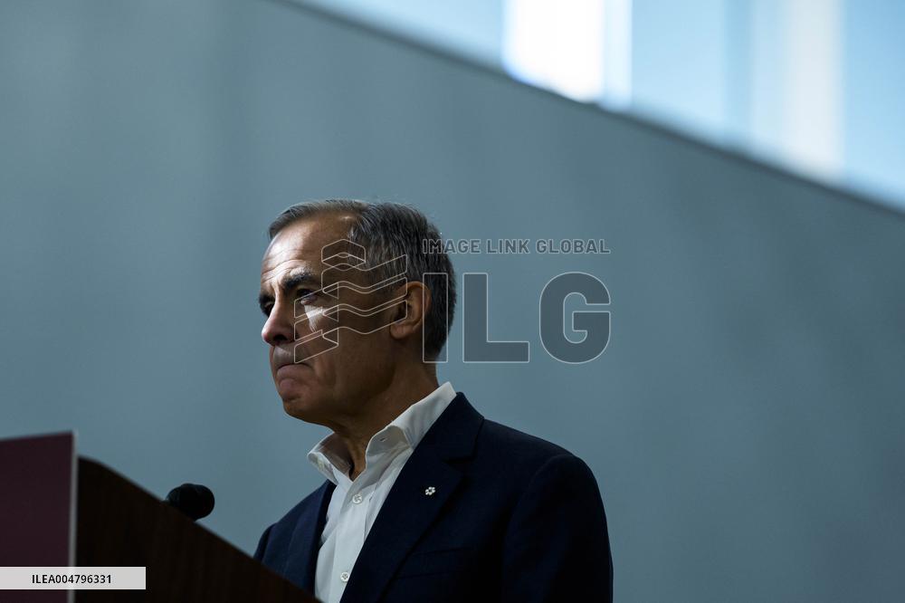 Mark Carney Gives Announcement - Ottawa