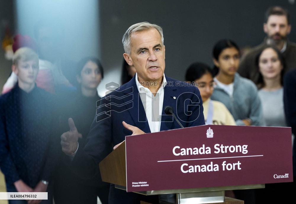 Mark Carney Gives Announcement - Ottawa