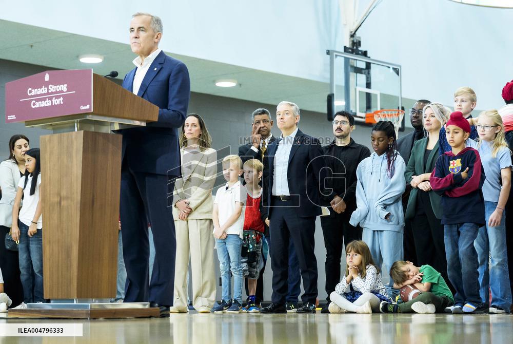Mark Carney Gives Announcement - Ottawa