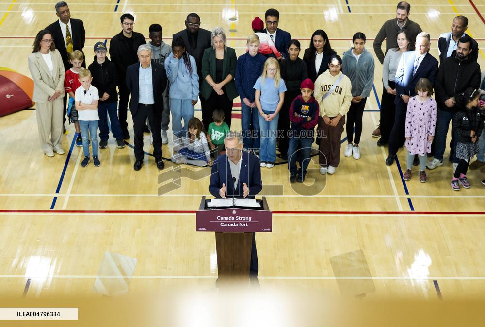 Mark Carney Gives Announcement - Ottawa