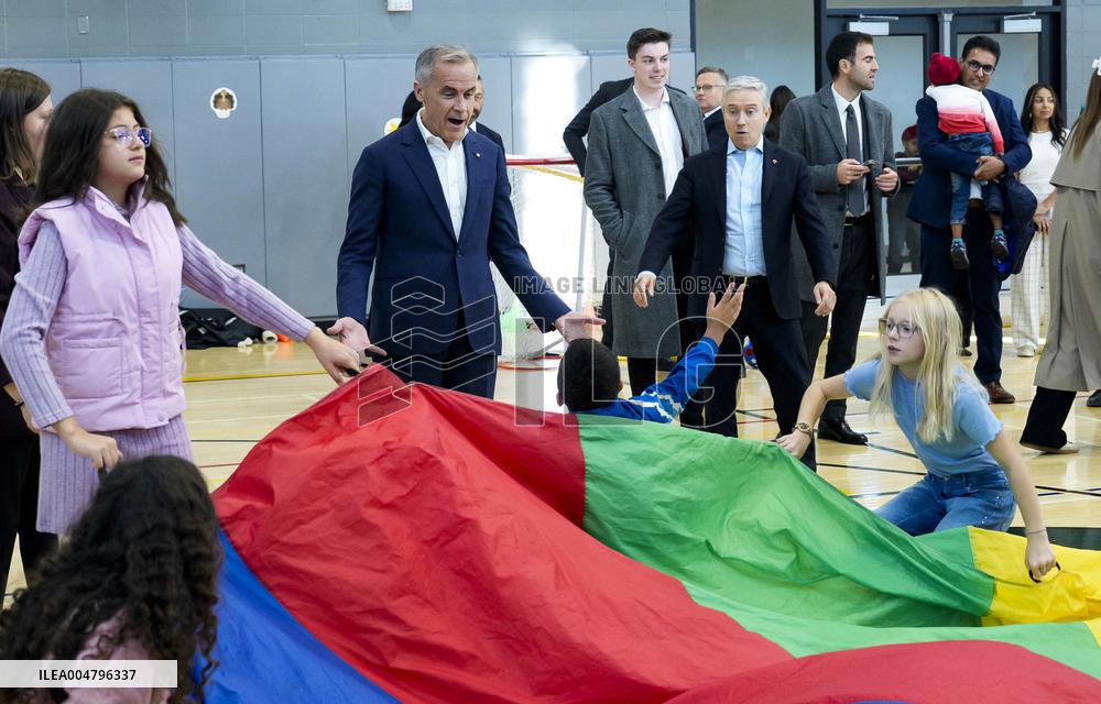 Mark Carney Gives Announcement - Ottawa