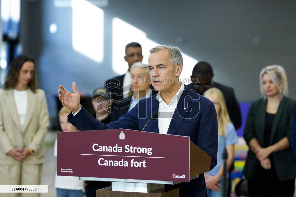 Mark Carney Gives Announcement - Ottawa