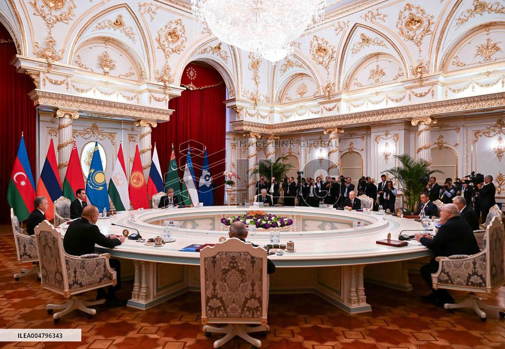 Putin Attends Meeting of the Council of Heads of State of the Commonwealth of Independent States - Tajikistan