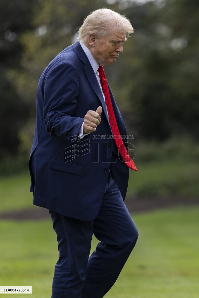 US President Donald J. Trump has semiannual physical
