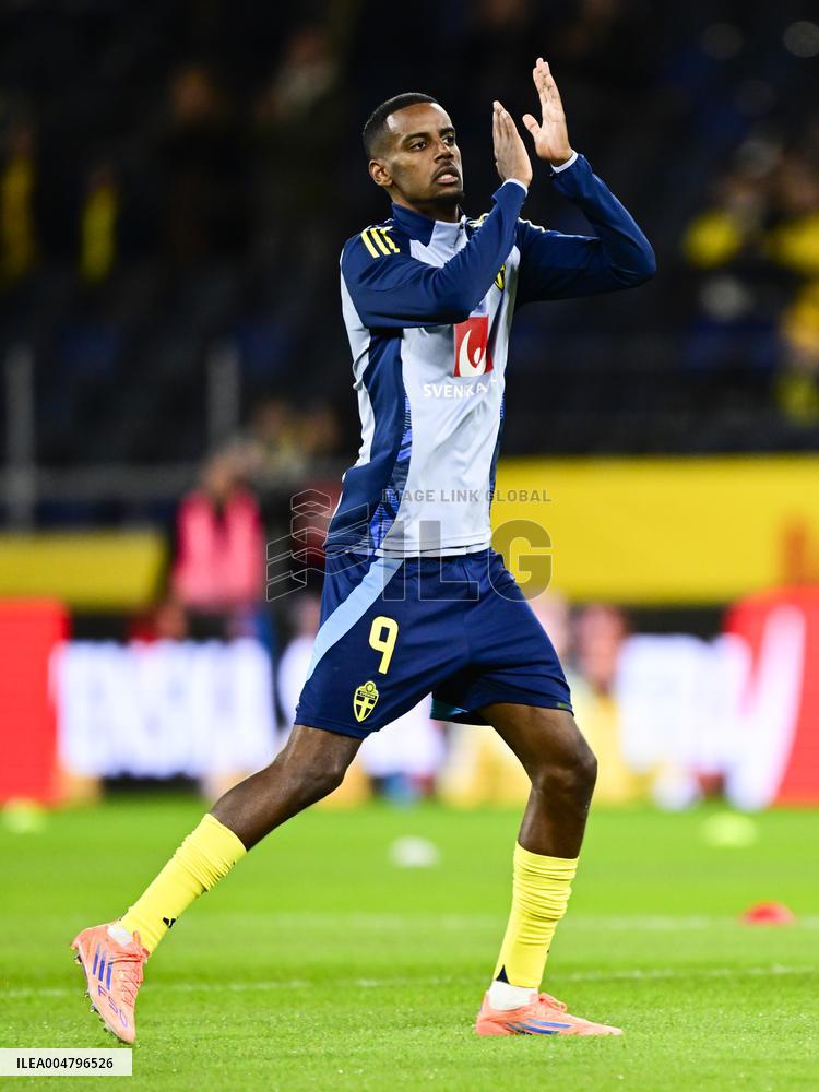 WORLD CUP QUALIFYING SWEDEN-SWITZERLAND