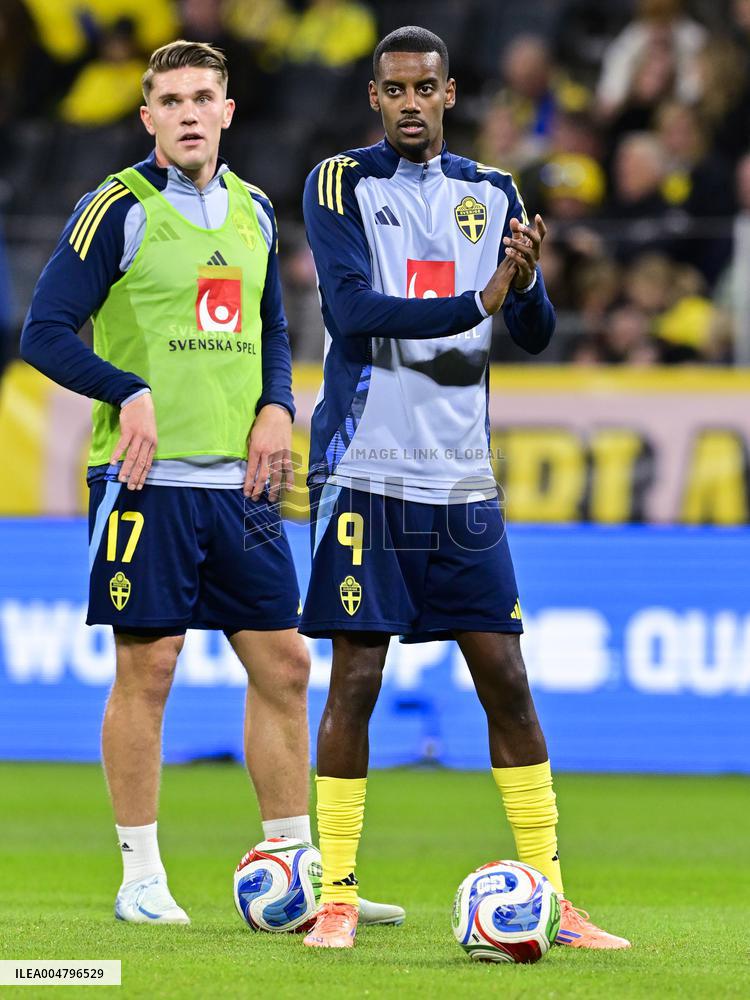 WORLD CUP QUALIFYING SWEDEN-SWITZERLAND