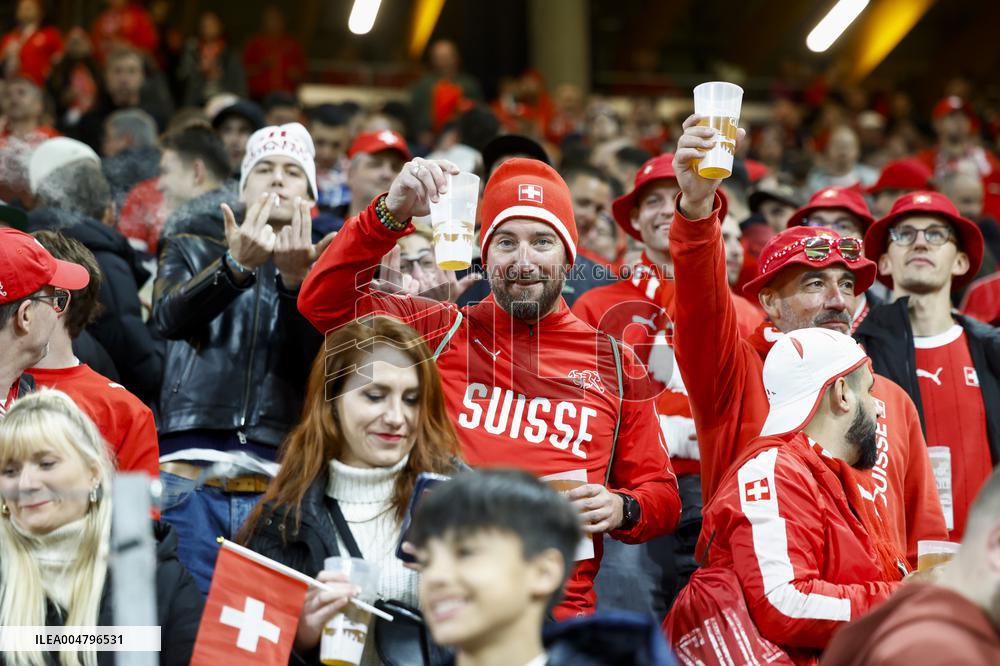 WORLD CUP QUALIFYING SWEDEN-SWITZERLAND