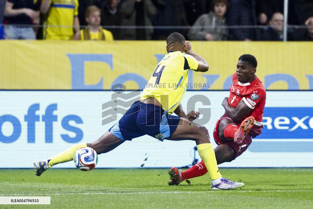 WORLD CUP QUALIFYING SWEDEN-SWITZERLAND