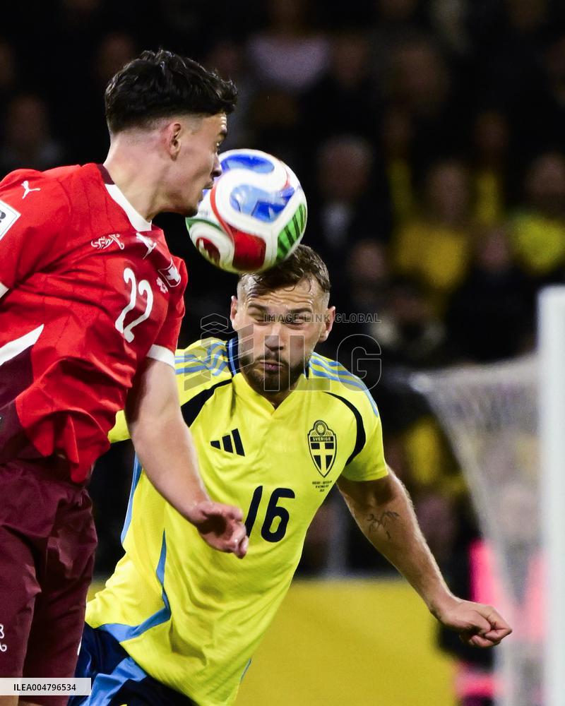WORLD CUP QUALIFYING SWEDEN-SWITZERLAND