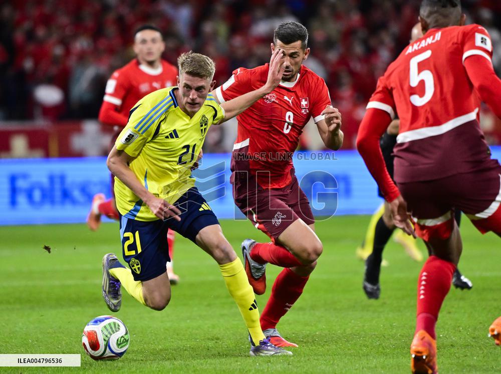 WORLD CUP QUALIFYING SWEDEN-SWITZERLAND