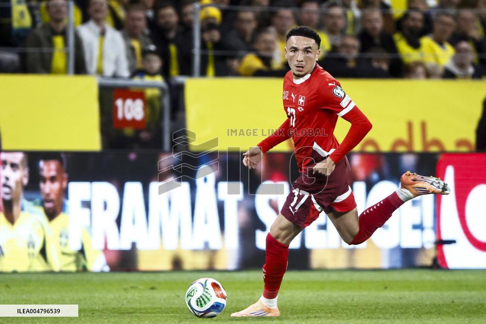 WORLD CUP QUALIFYING SWEDEN-SWITZERLAND