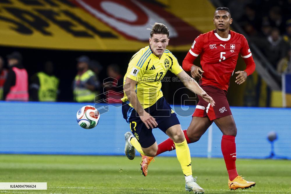 WORLD CUP QUALIFYING SWEDEN-SWITZERLAND
