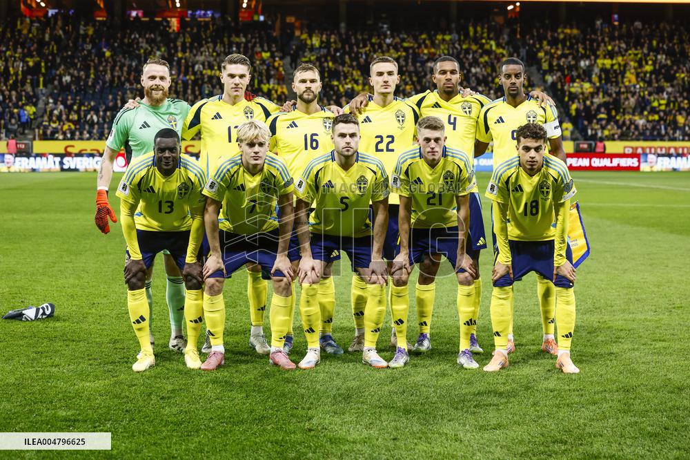WORLD CUP QUALIFYING SWEDEN-SWITZERLAND