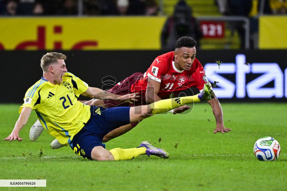 WORLD CUP QUALIFYING SWEDEN-SWITZERLAND