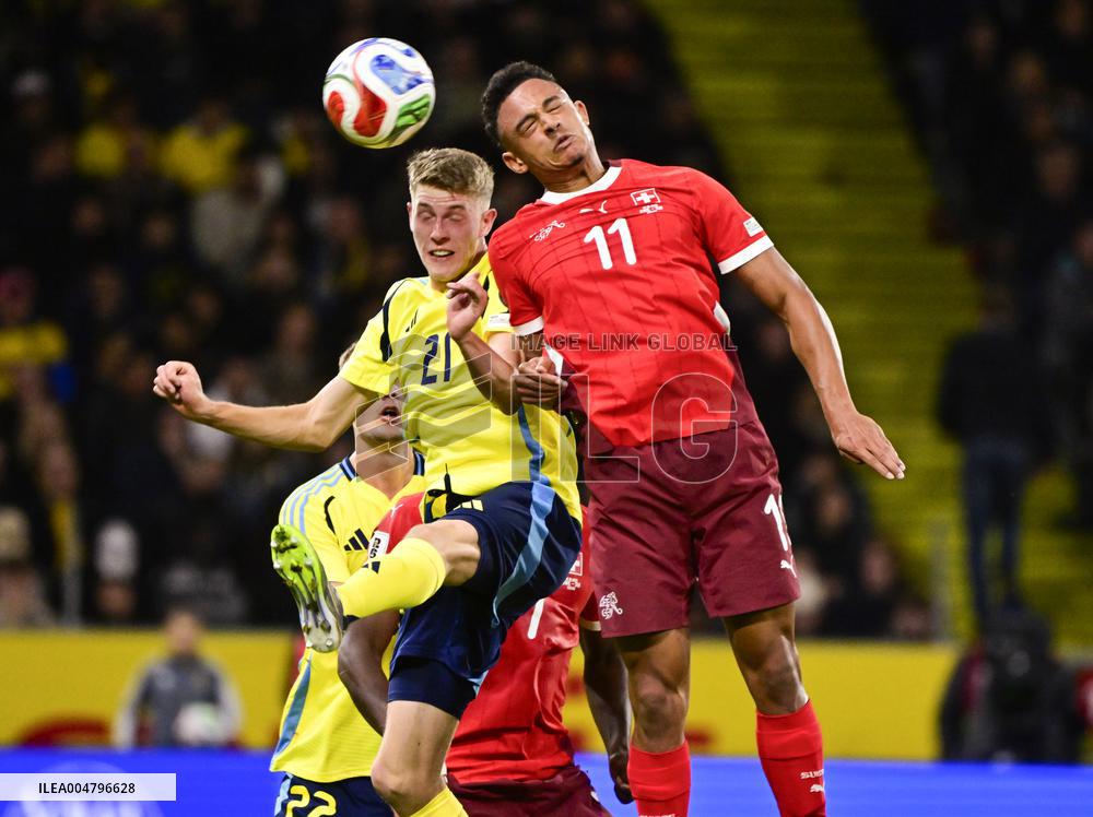WORLD CUP QUALIFYING SWEDEN-SWITZERLAND