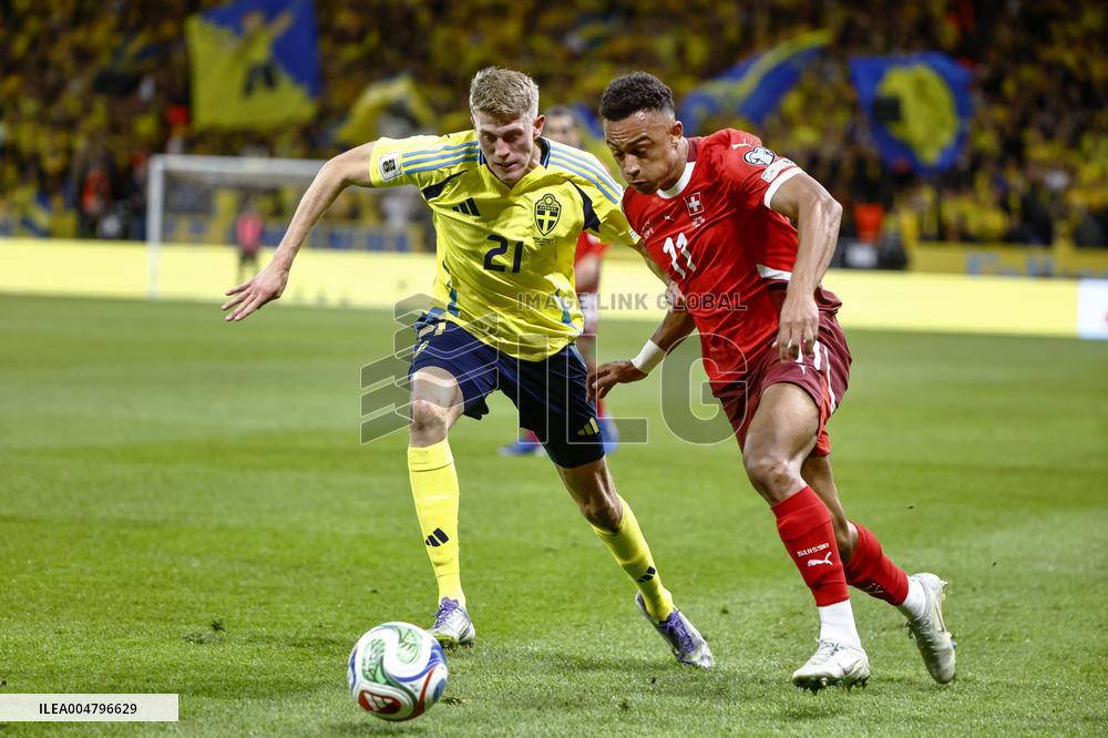 WORLD CUP QUALIFYING SWEDEN-SWITZERLAND