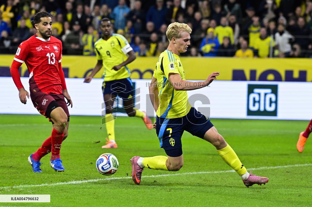 WORLD CUP QUALIFYING SWEDEN-SWITZERLAND