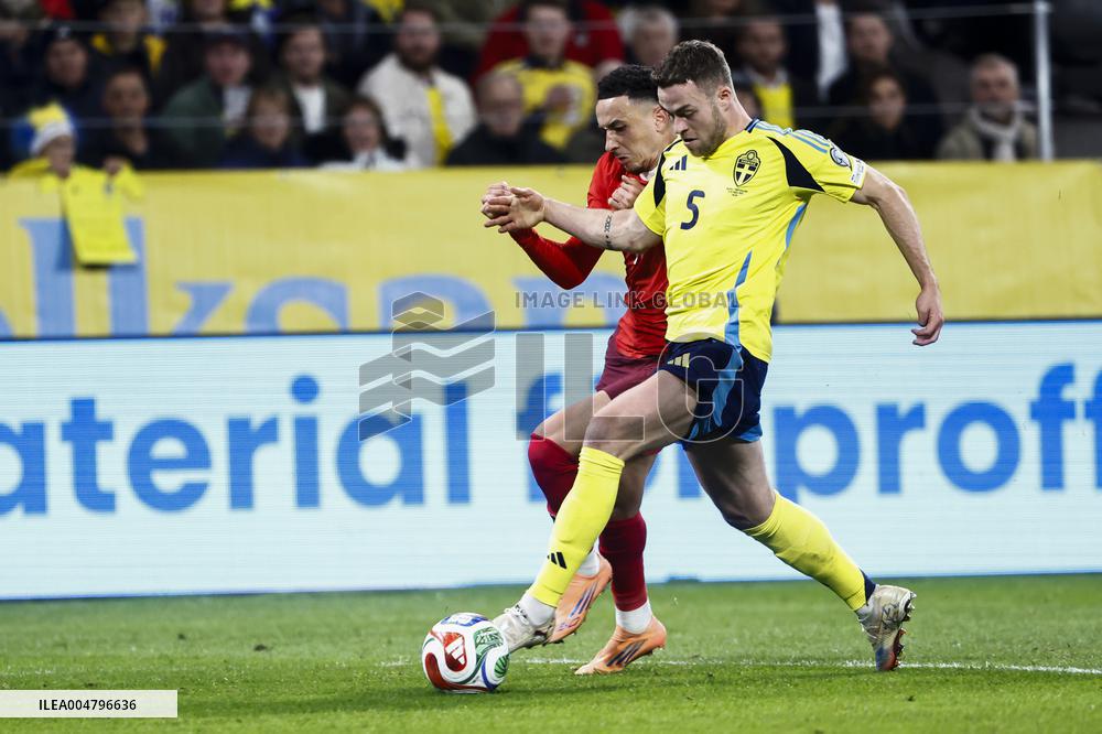 WORLD CUP QUALIFYING SWEDEN-SWITZERLAND